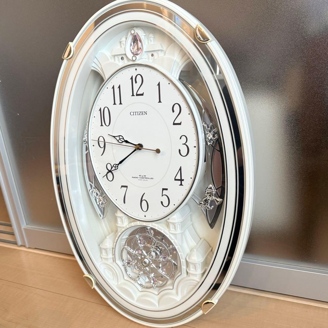 美品 CITIZEN シチズン 電波時計 パルミューズクイーンダム 4MN484