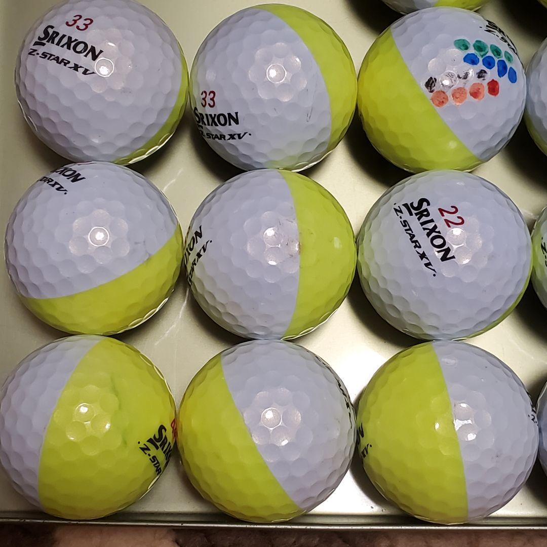 スリクソンロストボールディバイドツートンカラー他年式種類混合52個