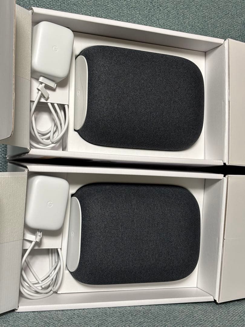 Google Nest Audio チャコール 2台 ステレオ