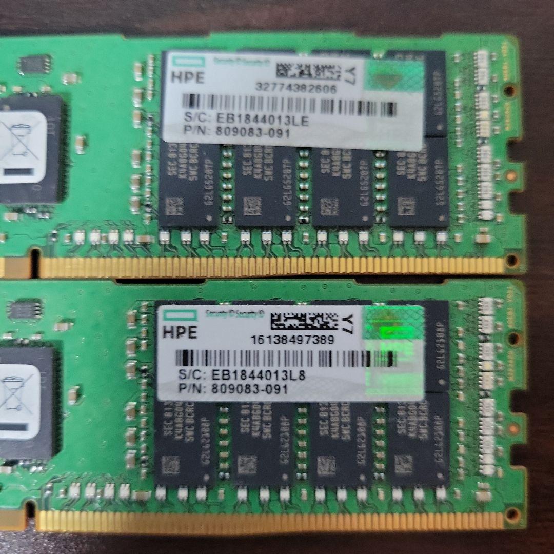 Samsung DDR4 32GB メモリ x2