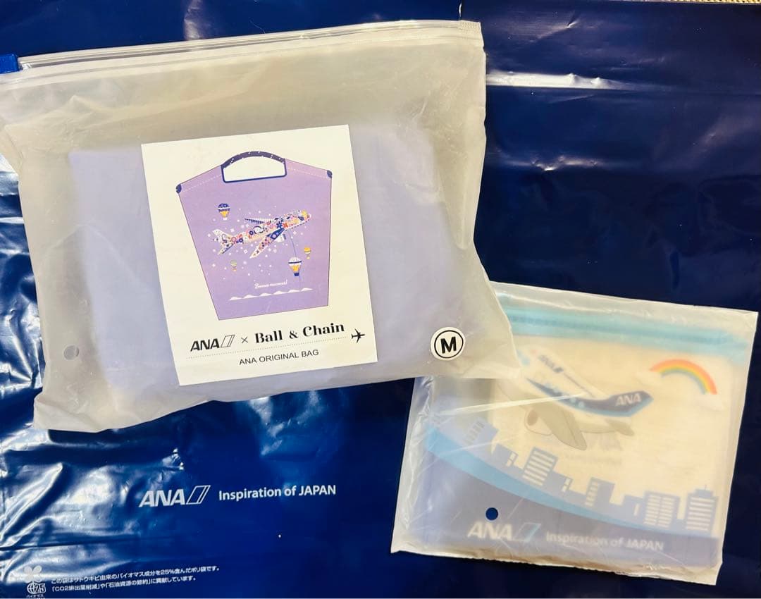 ANA 国際線限定 ANAx Ball&Chain バッグ Mサイズ