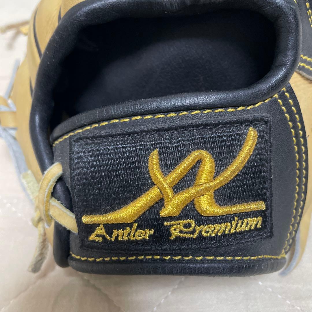 Antler Premium 硬式野球グローブ ベージュ/黒