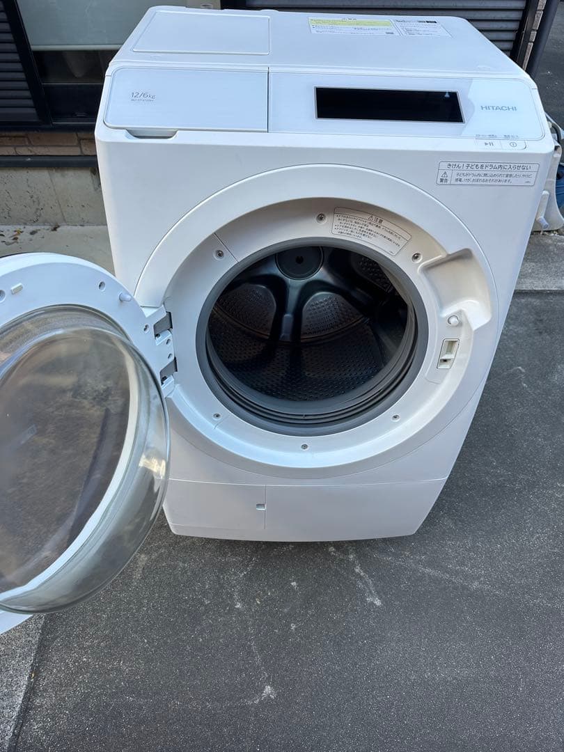 無料長期保証残有り HITACHI ドラム式洗濯機 BD-STX120HL(w)