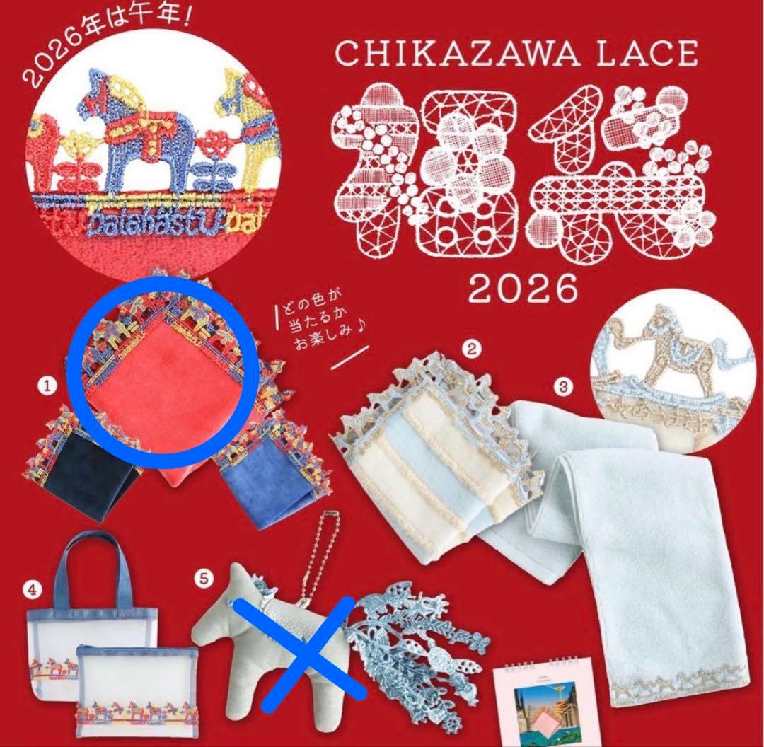 近沢レース　2026 福袋　1点抜き