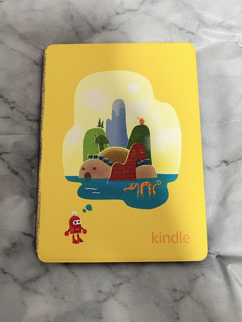 【美品】Kindle Paperwhiteキッズモデル　イエロー カバー付き