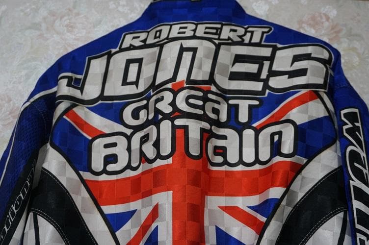 WULF SPORT レーシング裏地メッシュレッドジャケット★M