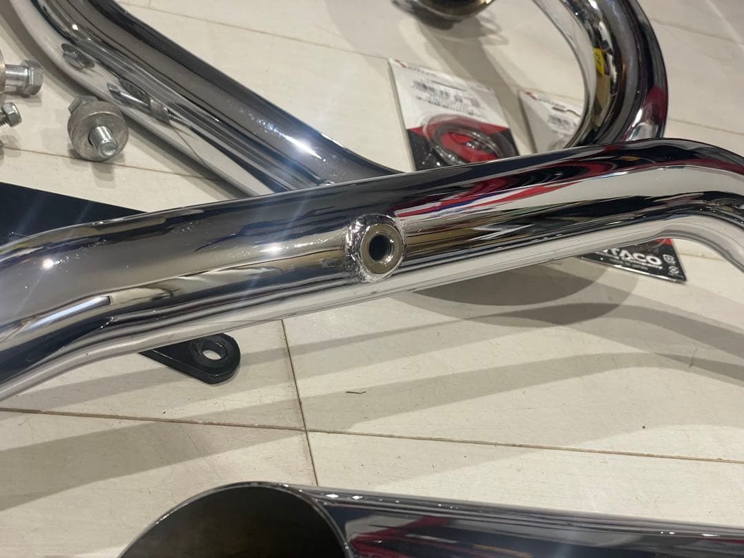 ケンテック　ローライダー2in1マフラー　90φ ドラッグスター クラシック