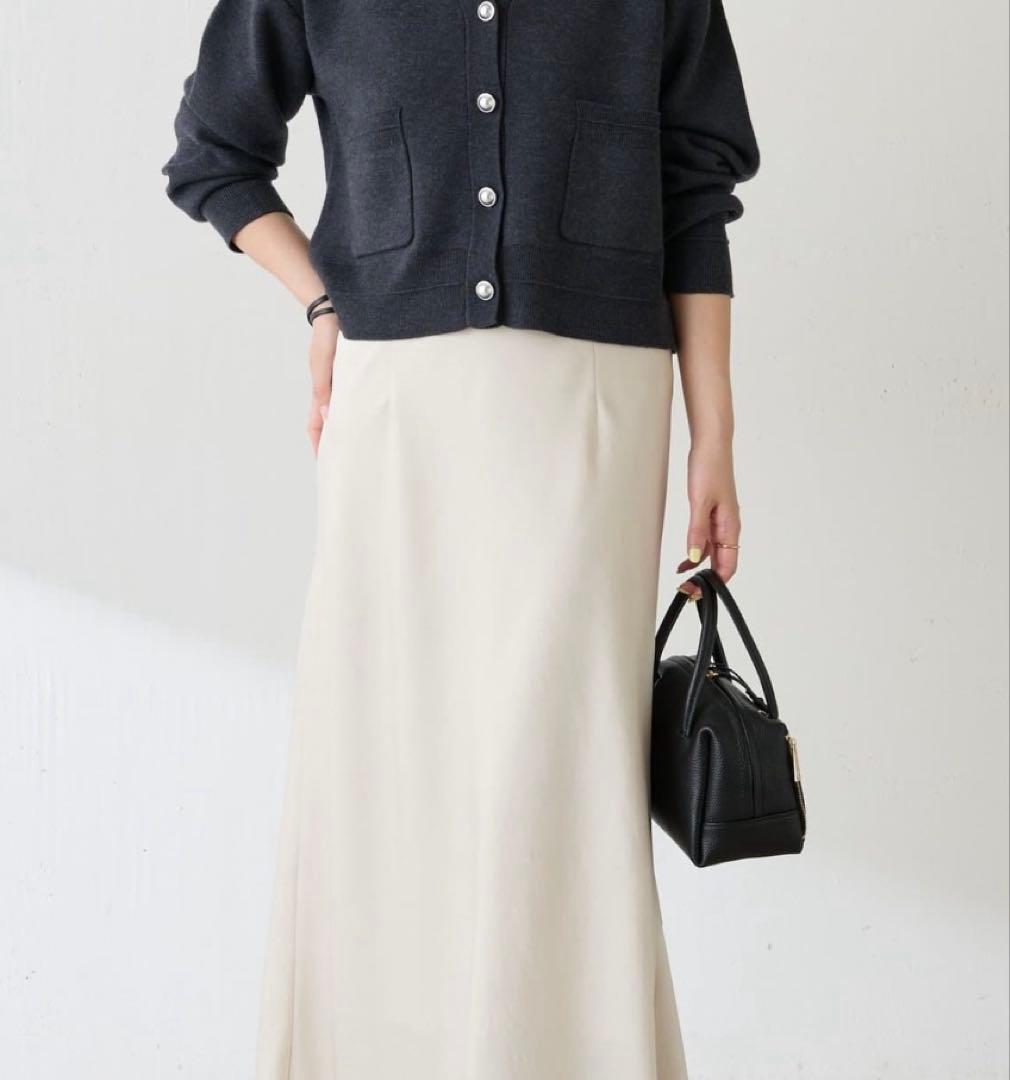 スキッパースウェットライクカーディガン