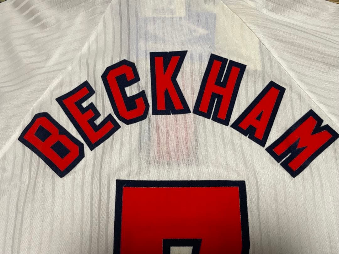 98 イングランド代表 ユニフォーム 7 ベッカム L