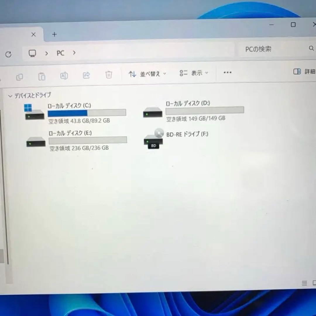 NEC タッチパネルi7/16GB新品SSD 512GB office2024