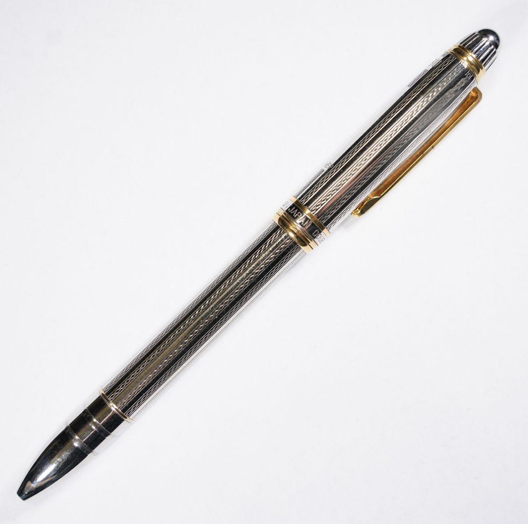 プラチナ万年筆 ダブルアクション 4 ボールペン プラチナ張り 多機能 振り子式