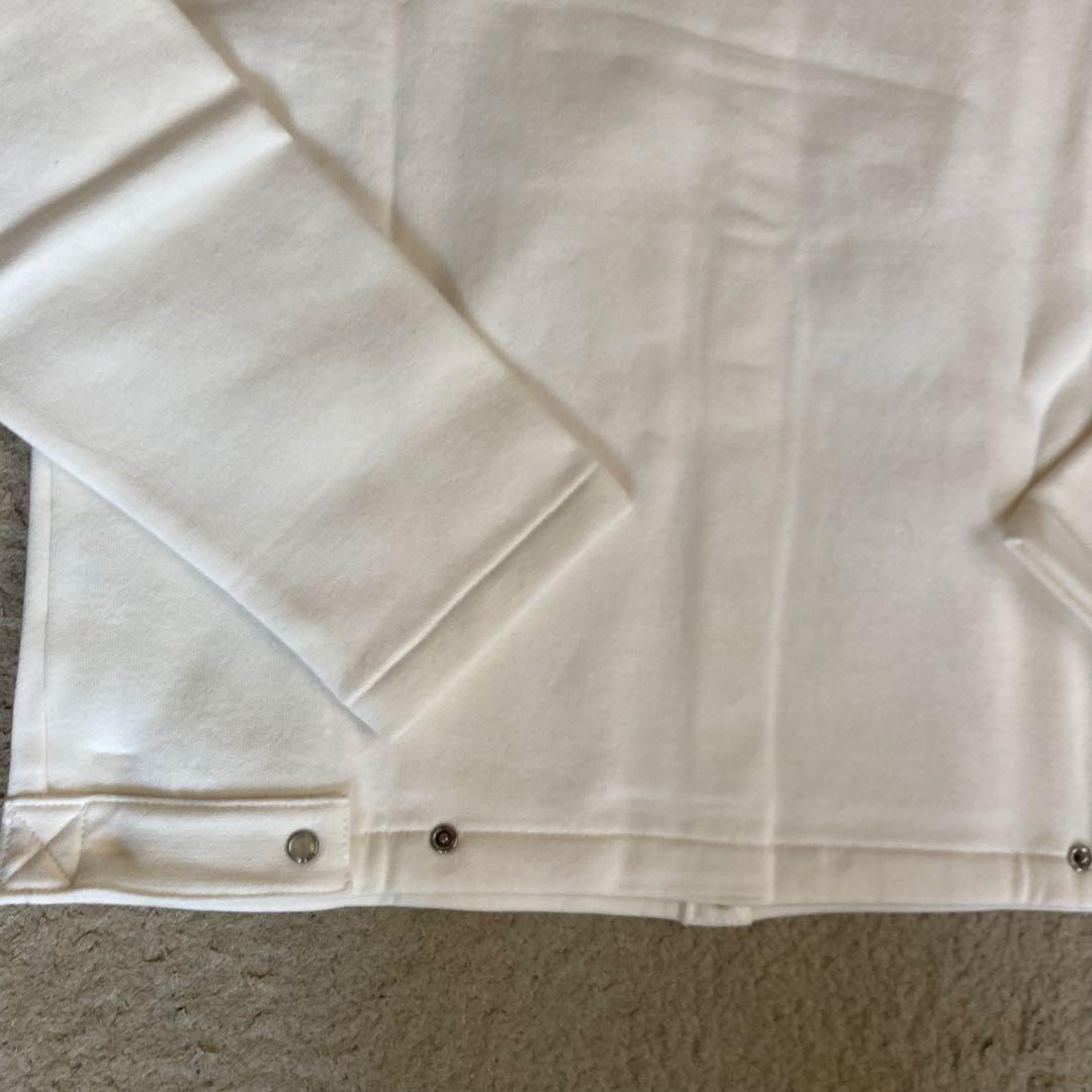 【新品】アニエス・ベー　コットン メルトン カーディガンプレッション サイズ2