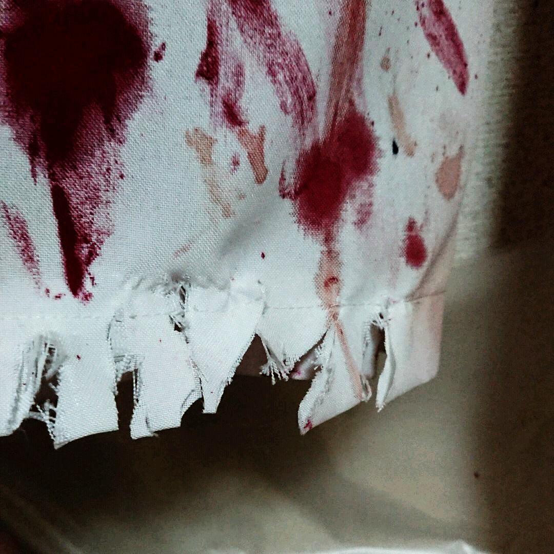 【完成】オーダー 血のり加工 衣装