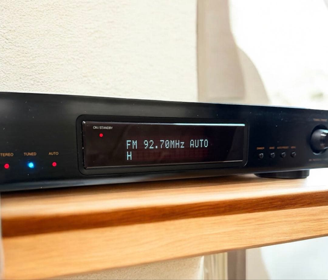 DENON チューナー TU-1500AE ブラック美品 リモコン 取説付き