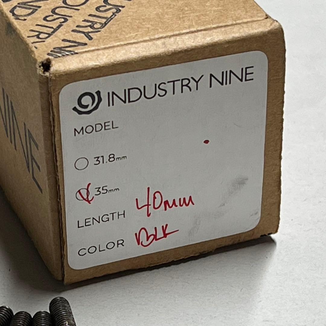 INDUSTRY NINE A35ステム 40mmチタンボルト付き