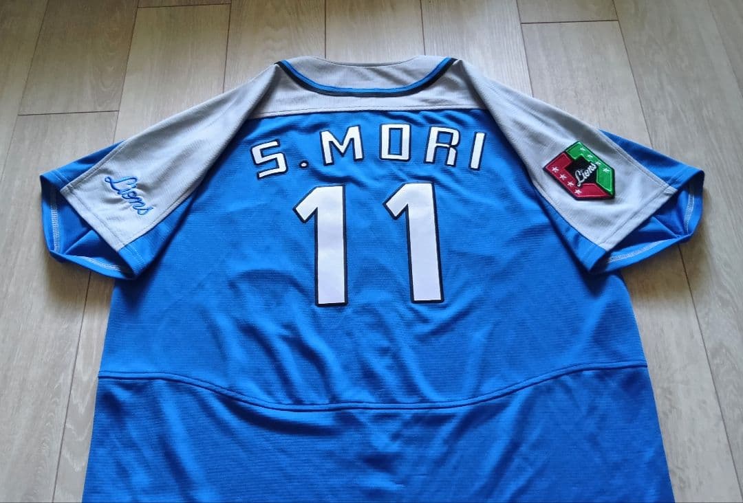 【限定　タグ付】西武　ライオンズ　復刻　森　ビジター　ユニフォーム　L