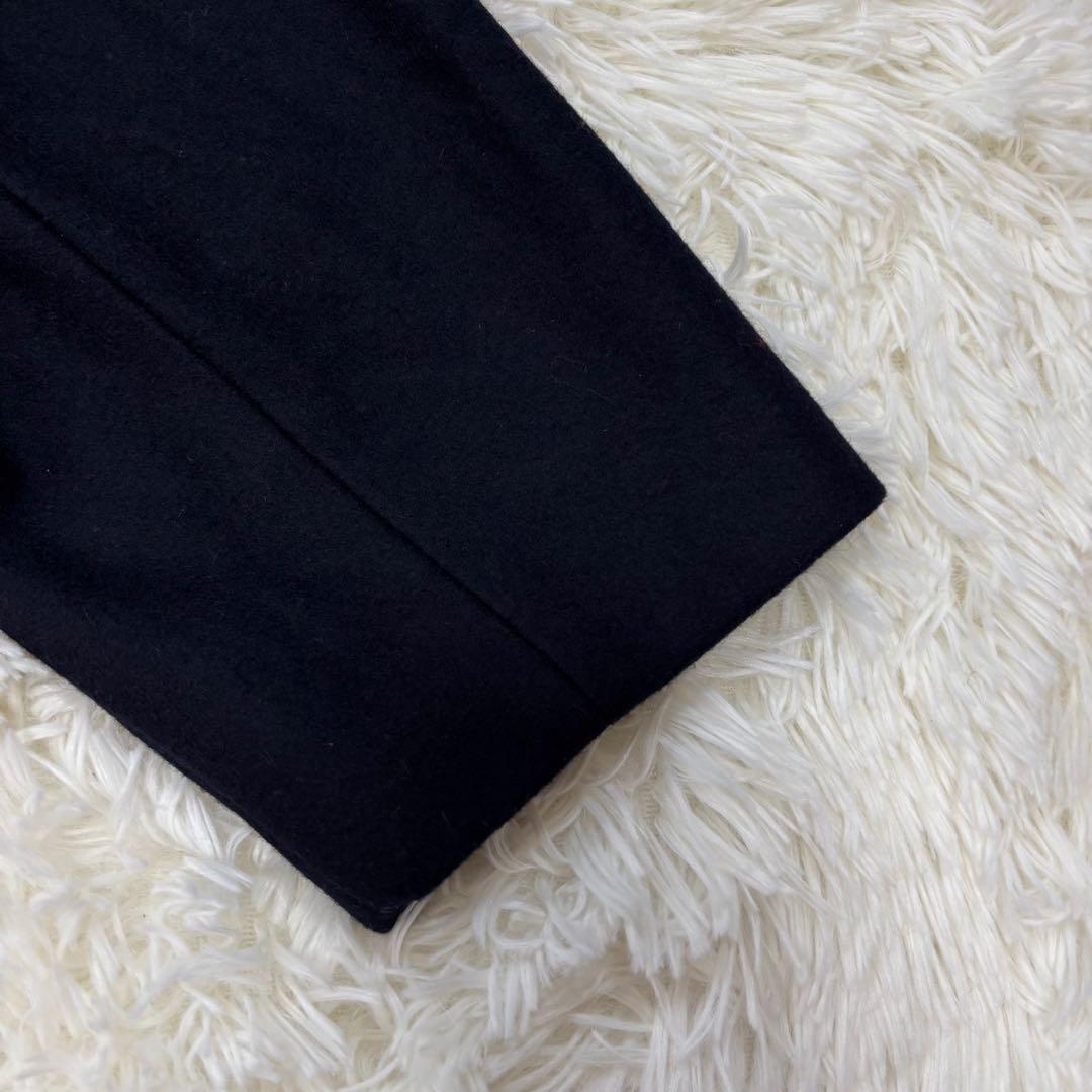 マッキントッシュ✨ショートダブルメルトンコート✨現行品刻印ボタン✨オーバーサイズ