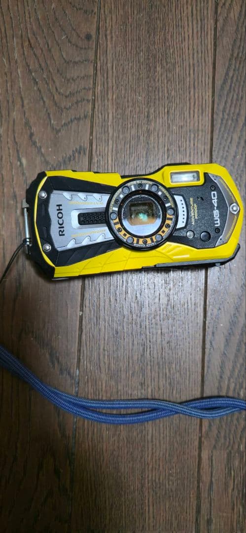 値下げ　RICOH WG-40 イエロー 防水・耐衝撃