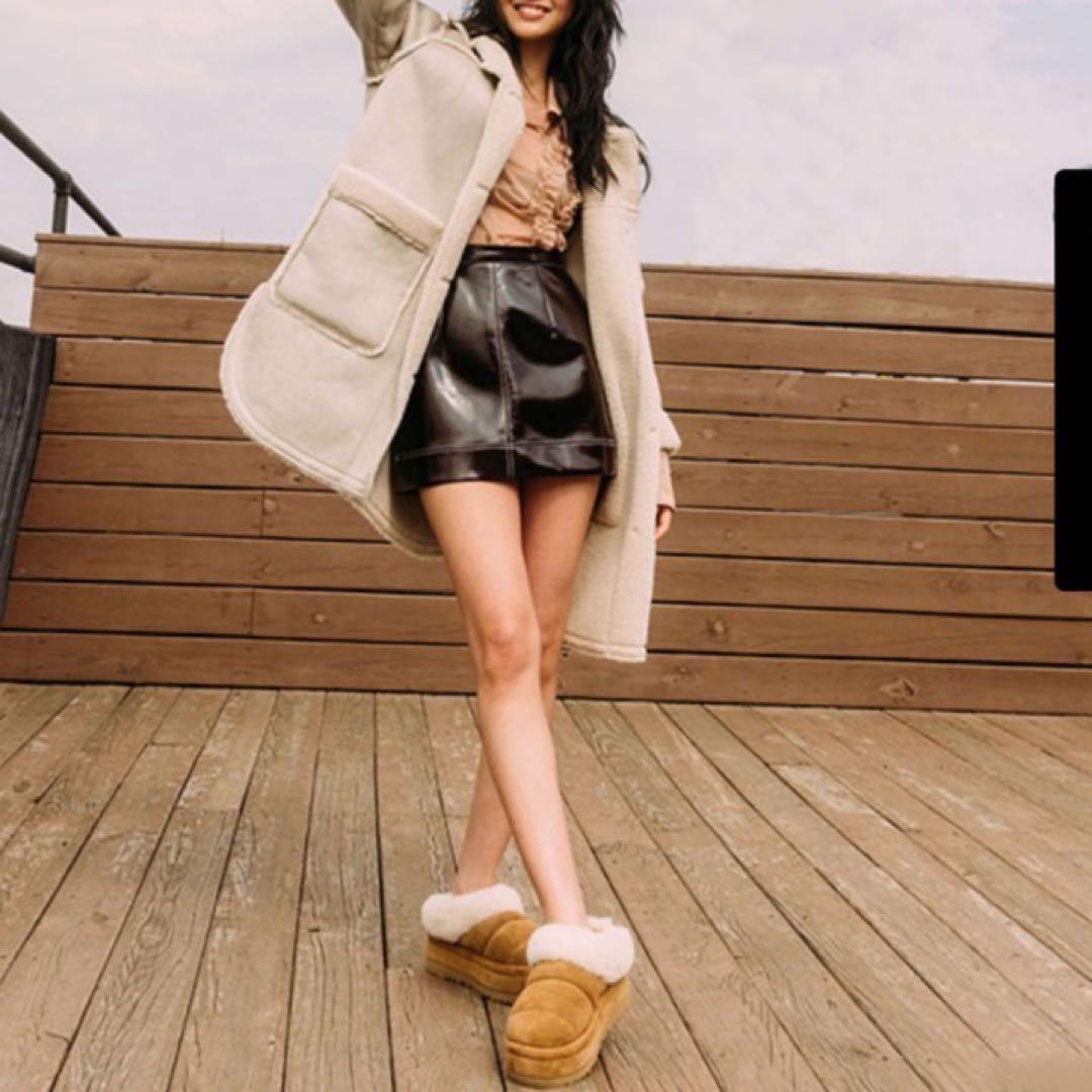UGG Tazzlita タズリータ チェスナット 25cm 厚底 ムートン