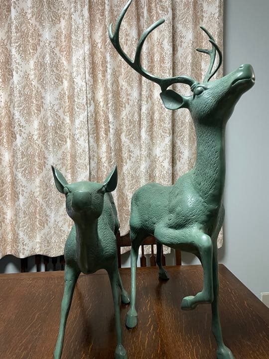 銅像　インテリア　ブロンズ像　鹿