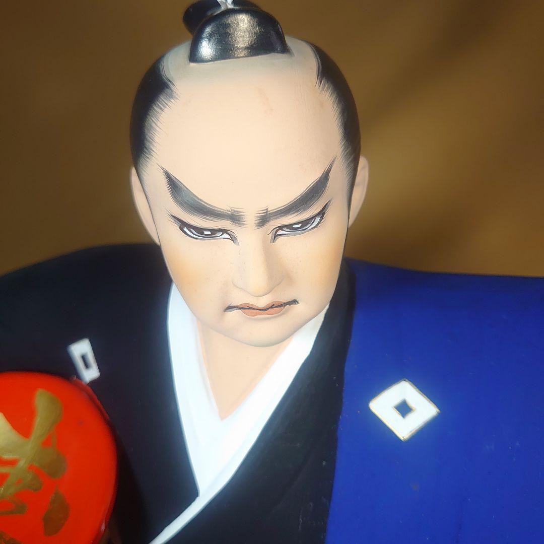 博多人形　黒田武士　献寿作