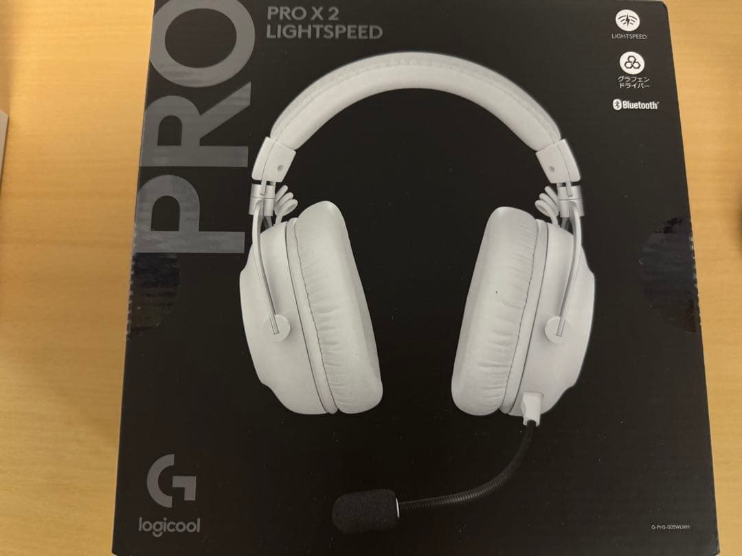 ワイヤレスヘッドホン ホワイト　ロジクール