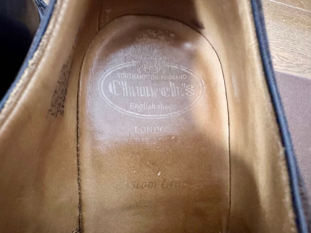 【純正シューツリー付き】　シャノン　チャーチ　UK7 70 F