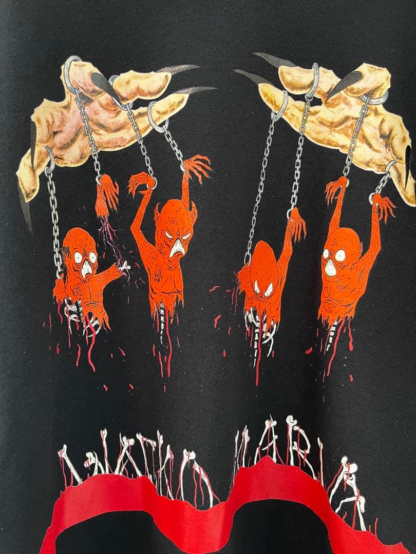 ワコマリア　ネックフェイス　コラボ　スウェット　トレーナー　ブラック　XL