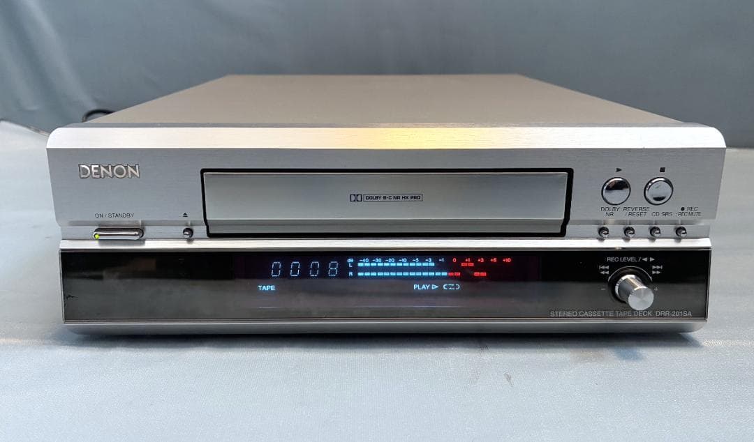 【動作OK！！】カセットデッキ　DENON　デノン　DRR-201SA