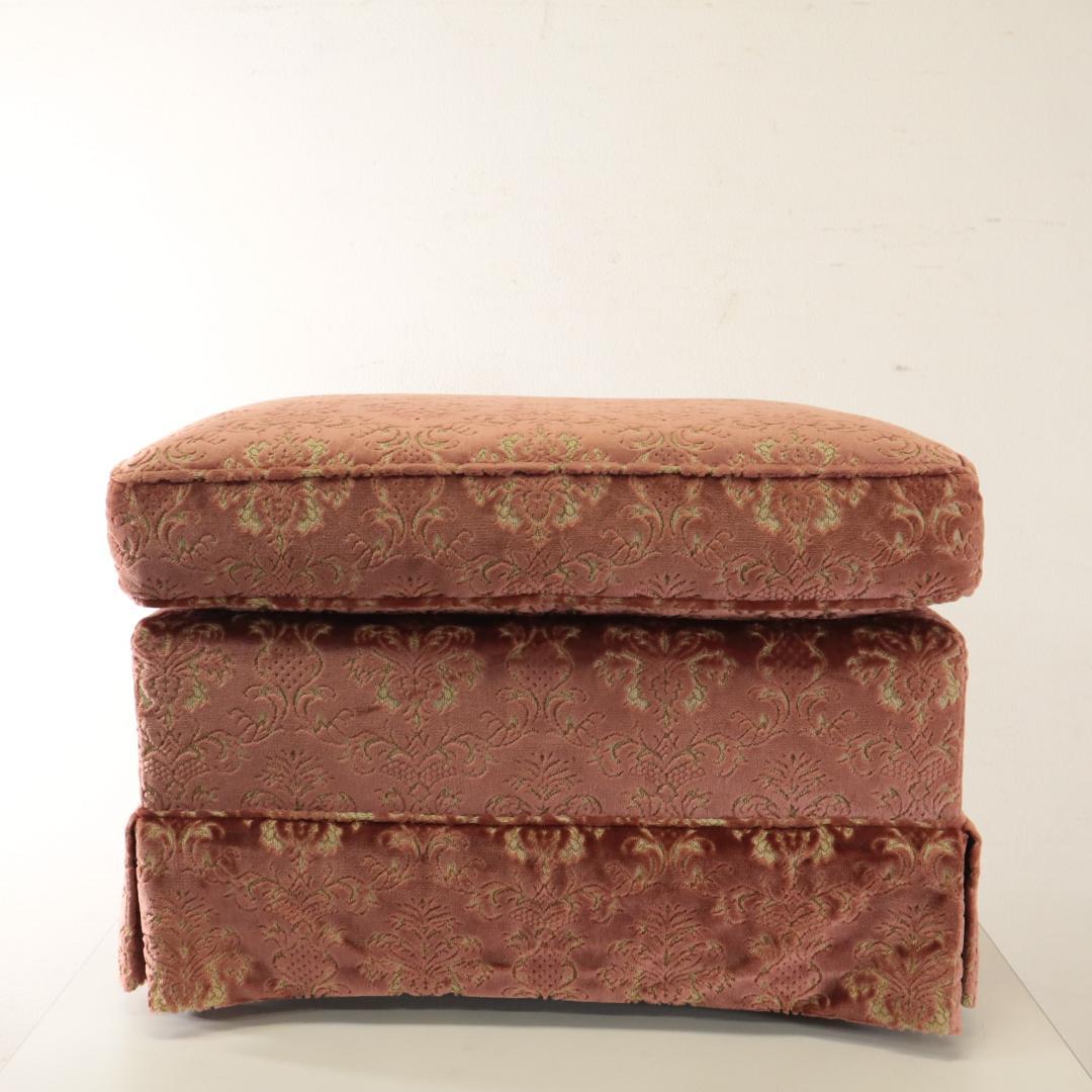 ドレクセルヘリテイジ アップホルスタリー オットマン スツール 金華山織