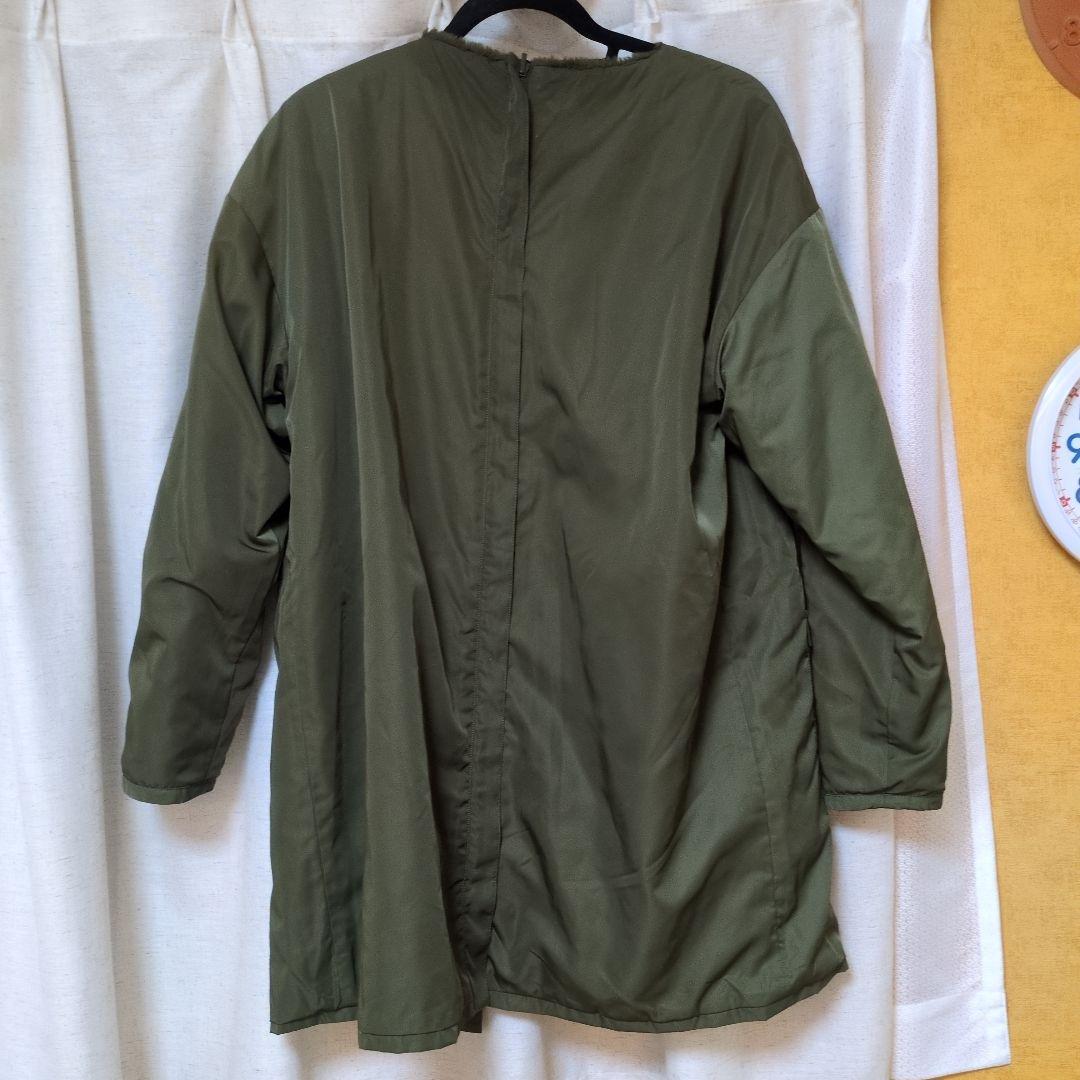 スウィートマミー ママコート おんぶ リバーシブル ファー カーキ 産前産後