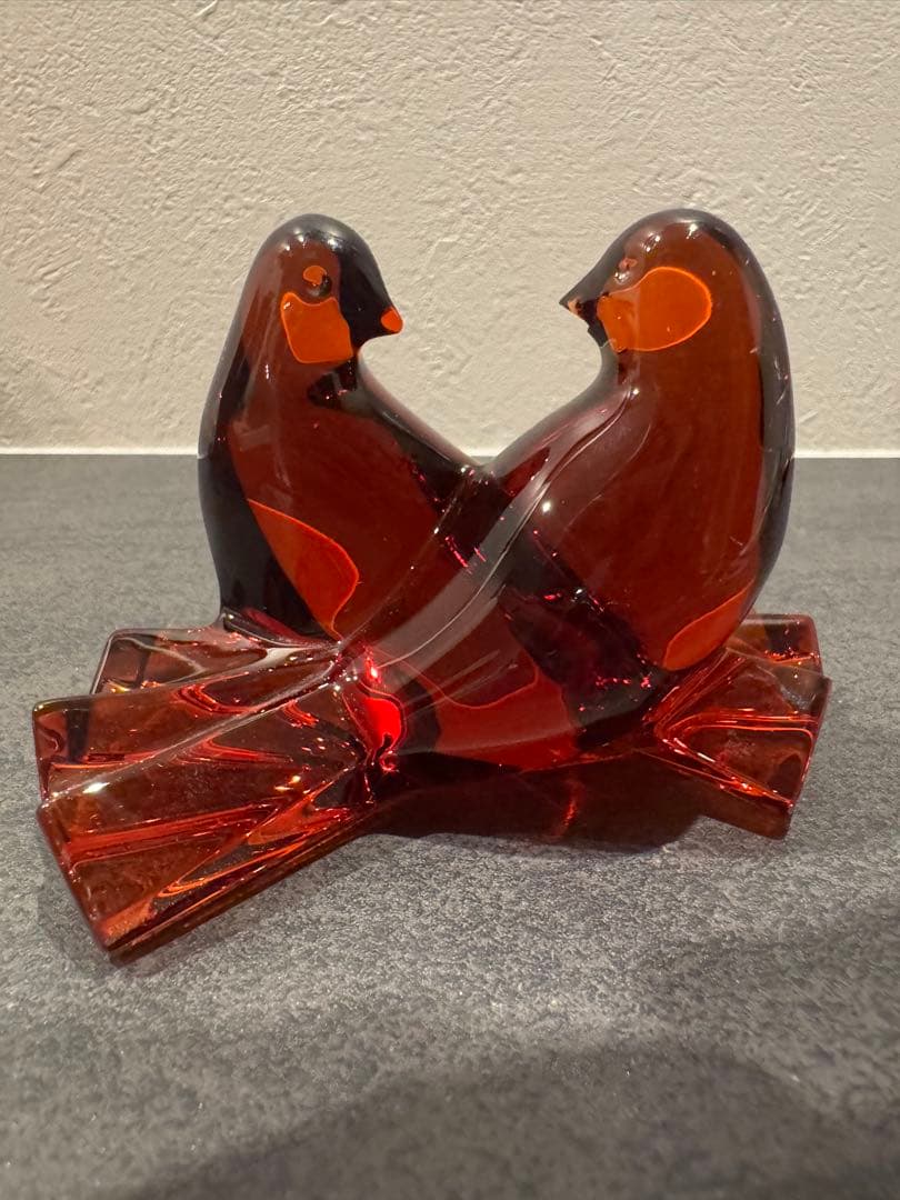 Baccarat バカラ 鳩の置物