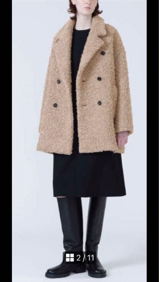 【極美品】アドーア☆大人気ベアブークレジャケットコート