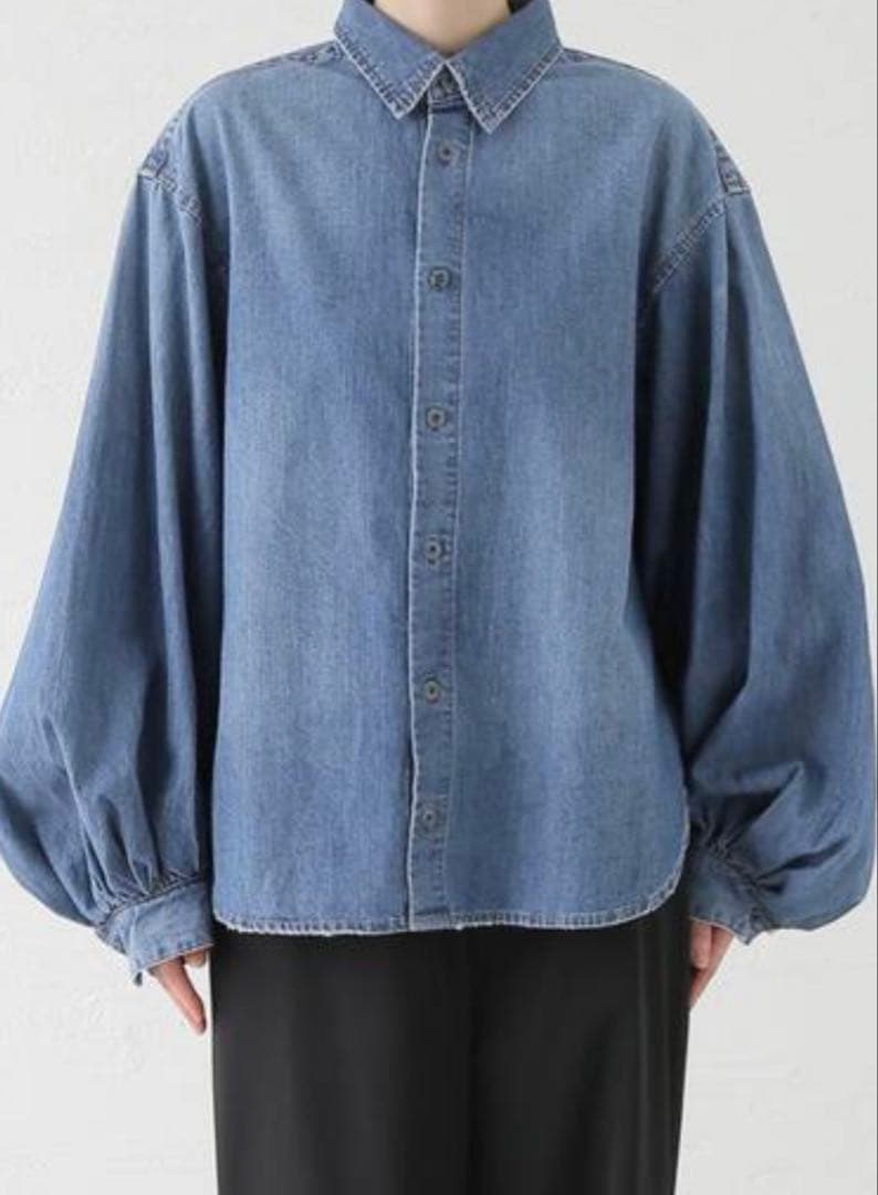SLOBE IENA LE DENIM WING SLEEVE シャツ