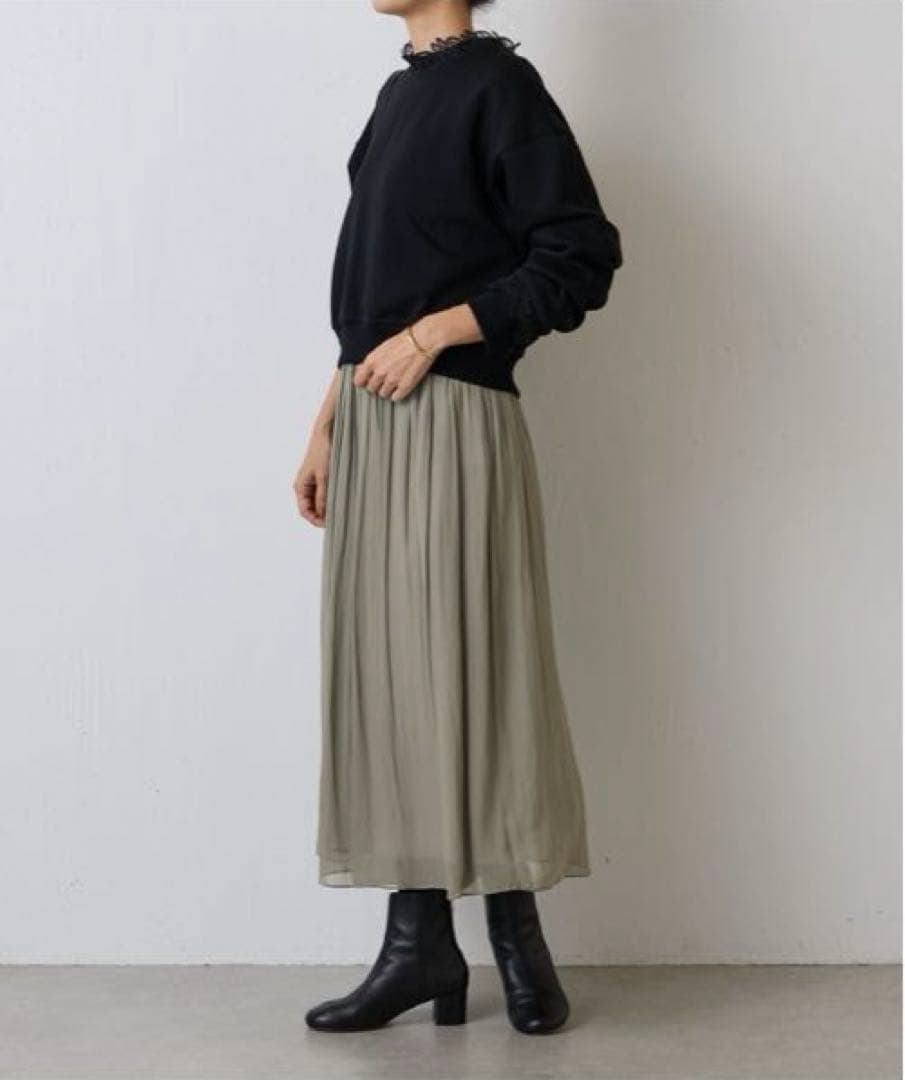 【新品タグ付き】BEARDSLEY レースコンビ2WAYトレーナー