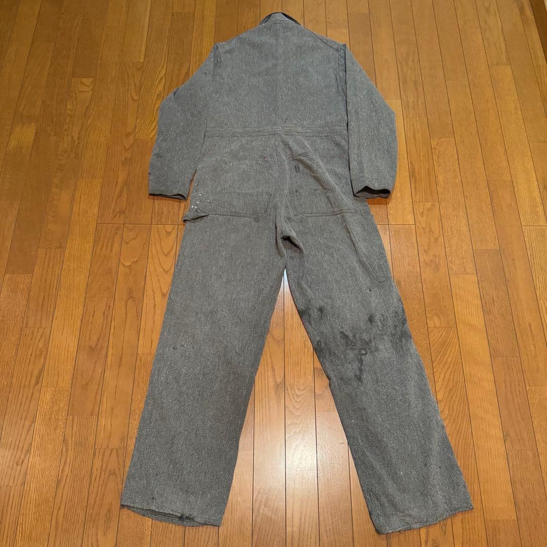 30s 40s SUPER BIGMAC ブラックシャンブレー オールインワン