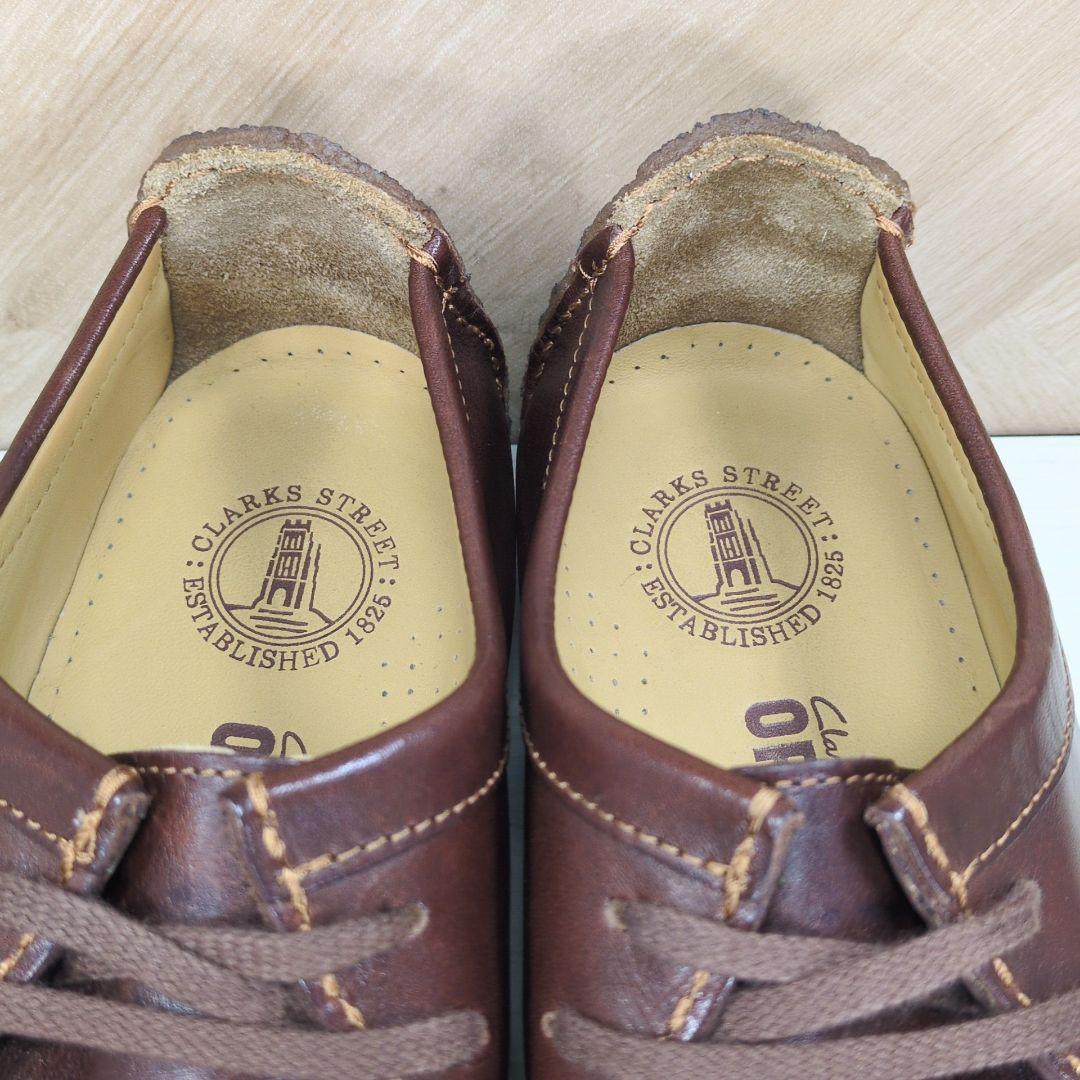 クラークス 27.0cm ナタリー ワラビー レザー ブラウン S528