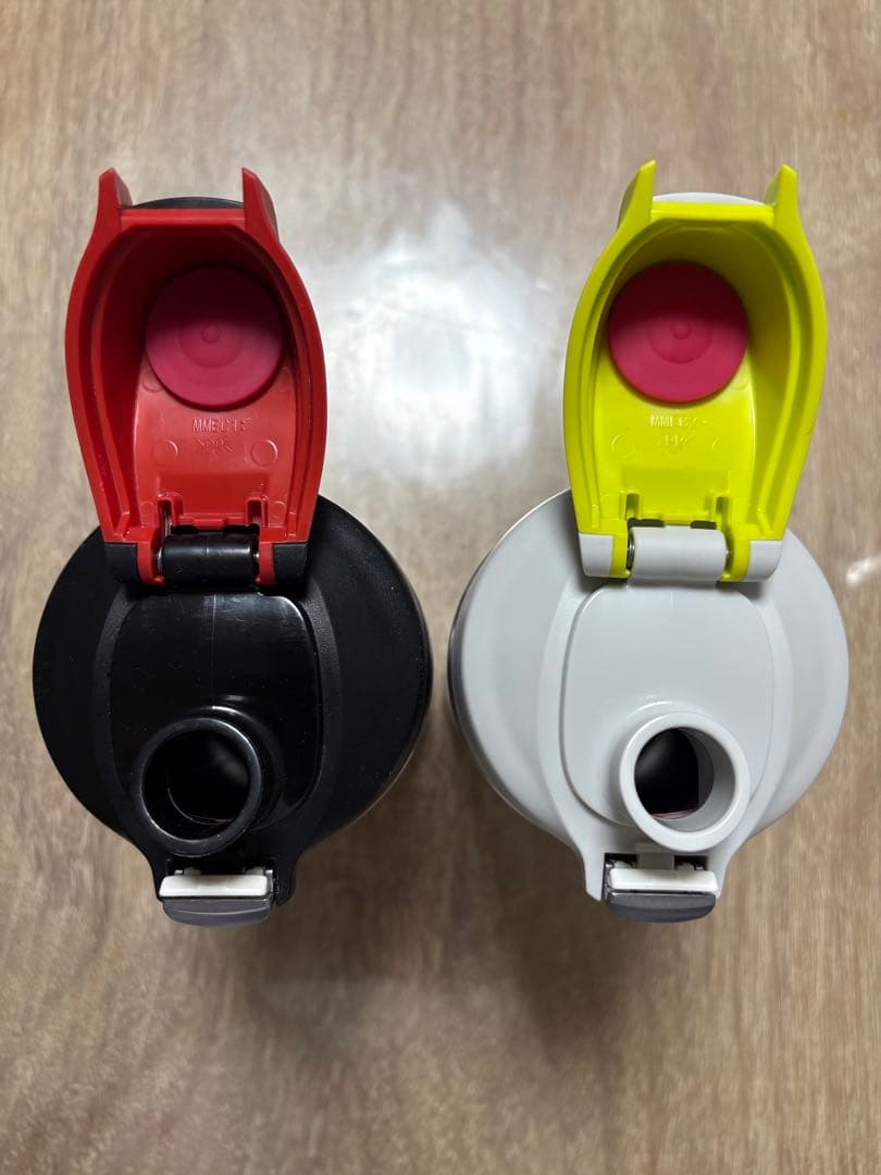 タイガー 水筒 1L サハラワイド 2本セット　黒　グレー　サッカー　男　女