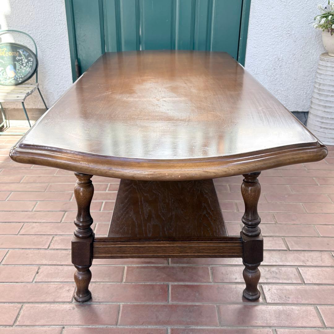 【引取り限定】飛騨産業 キツツキマーク センターテーブル ビィンテージ レトロ