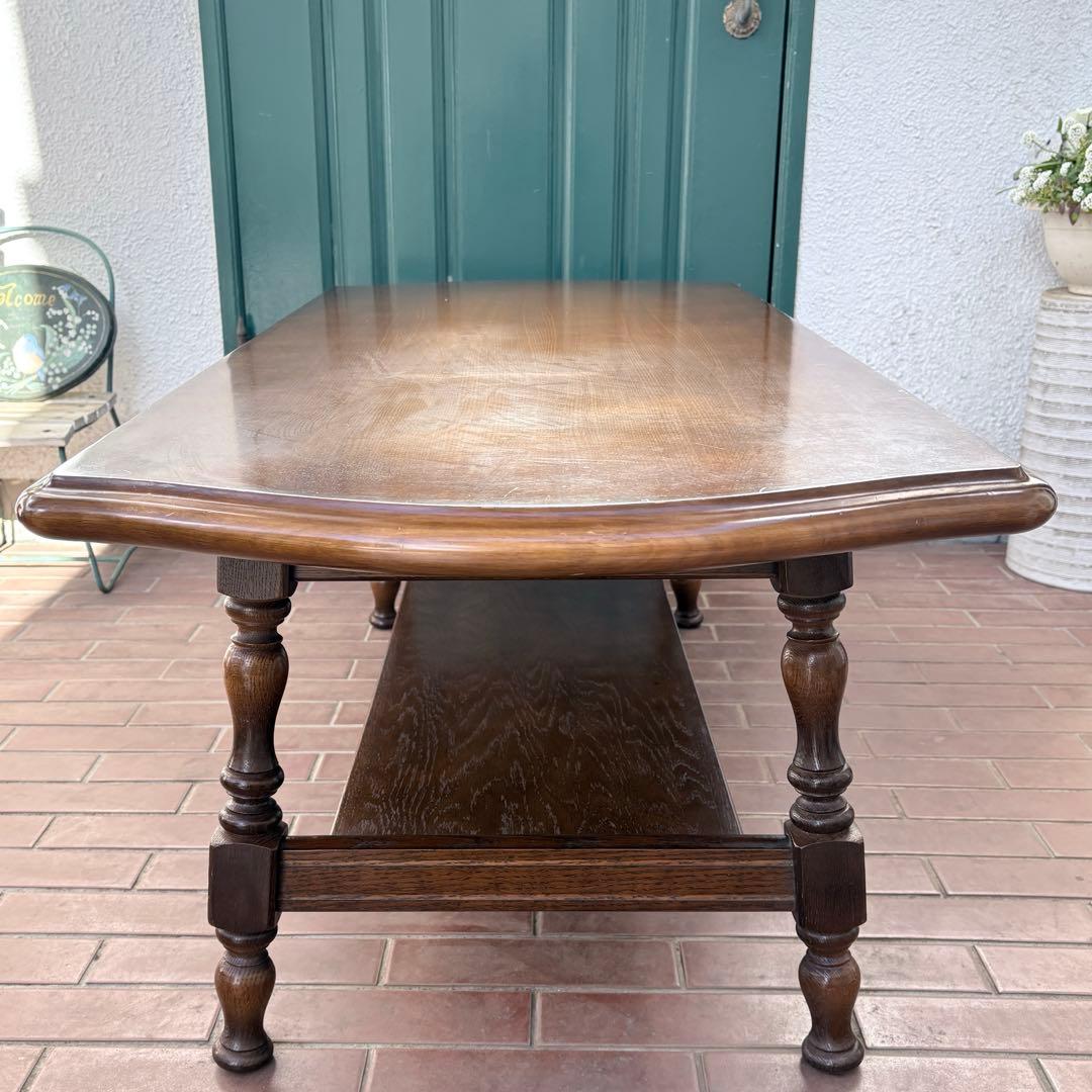 【引取り限定】飛騨産業 キツツキマーク センターテーブル ビィンテージ レトロ