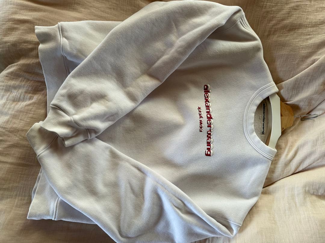 ★なかのさま限定★alexanderwang ホワイト クルーネック トレーナー