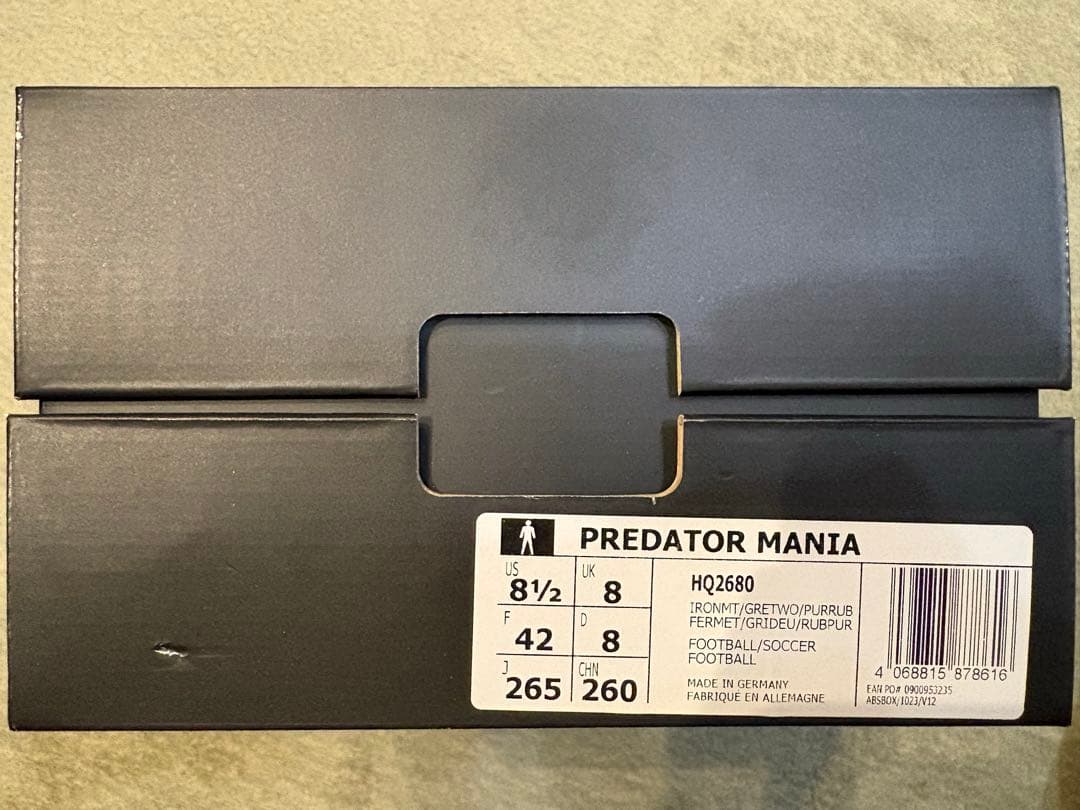 アディダス プレデターマニア 26.5cm