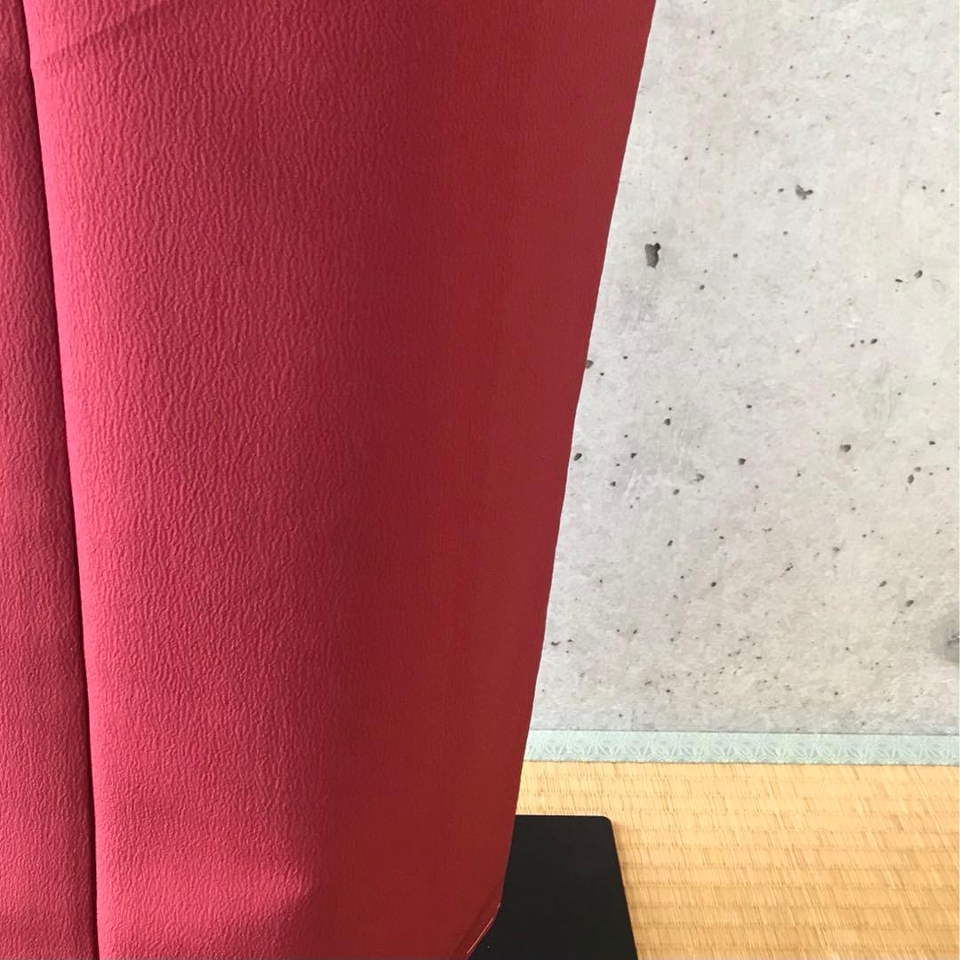 正絹　色無地　一つ紋　袷