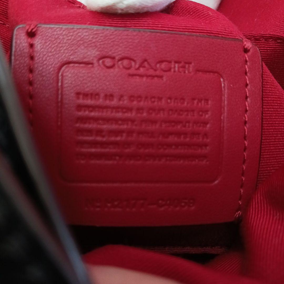 未使用級COACH ショルダーバッグ ブラック/ブラウン