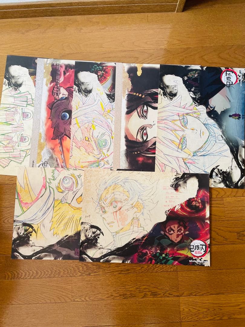 鬼滅の刃ランチョンマットufotable 57枚+かぶり7枚 (9/8)まで出品