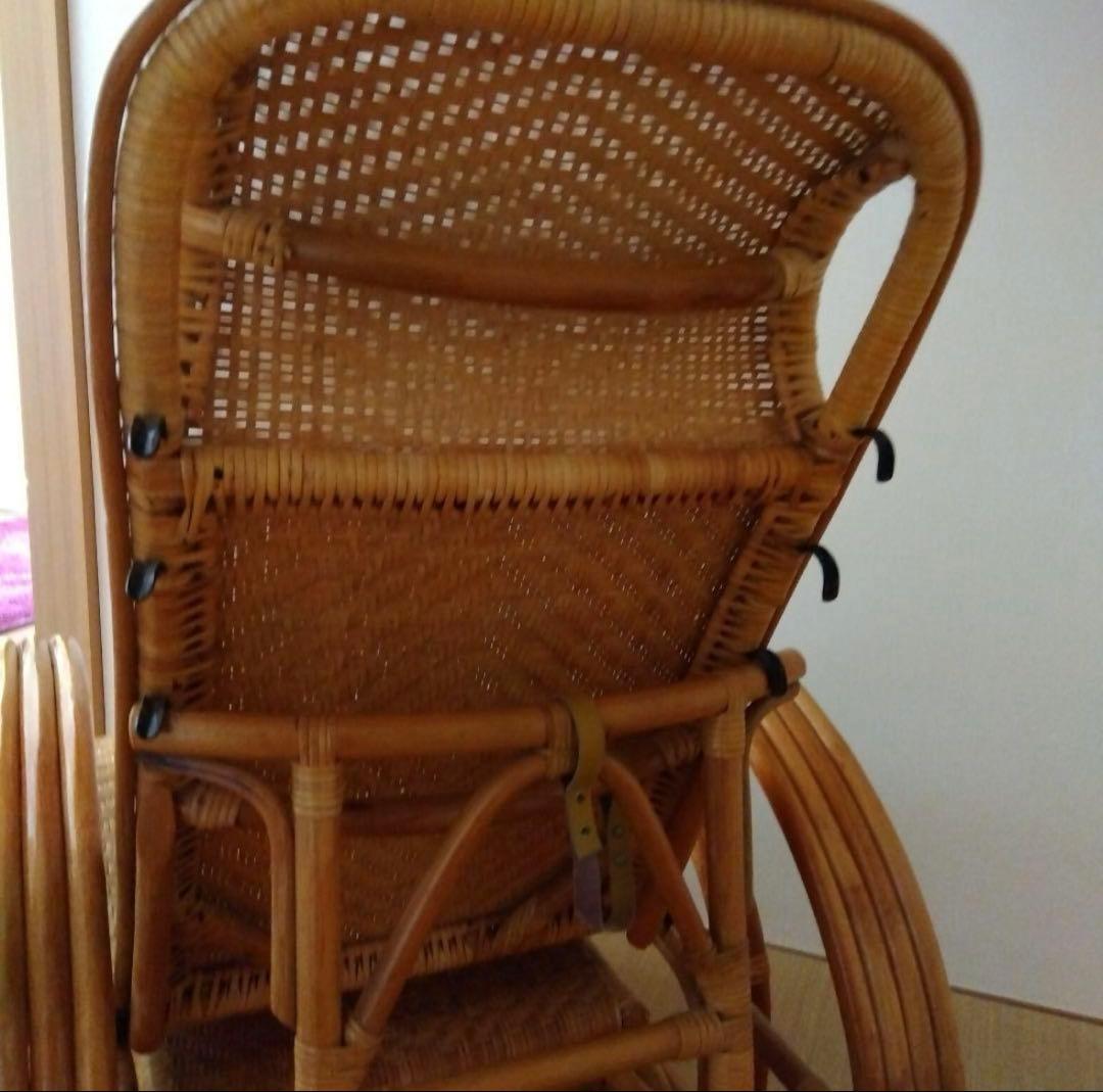 ラタン　籐製　リクライニングチェア