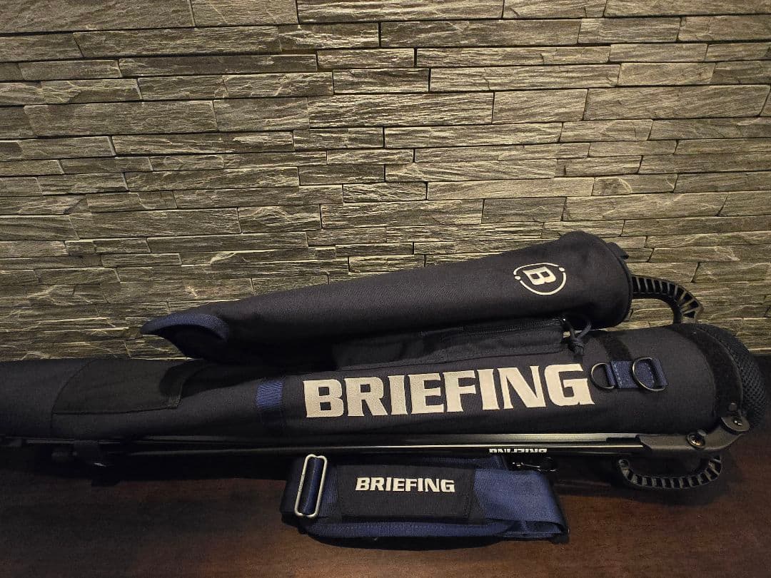 【限定300】三浦技研×BRIEFING キャディバッグ＋スタンド＋ヘッドカバー