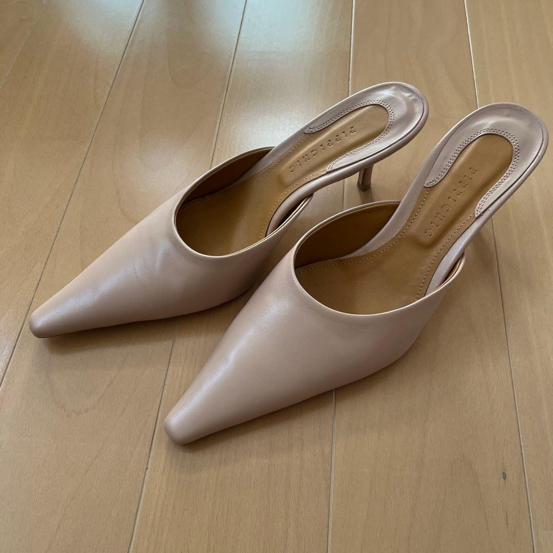 【新品】pippichic ポインテッドトゥミュール Mimoza MULE