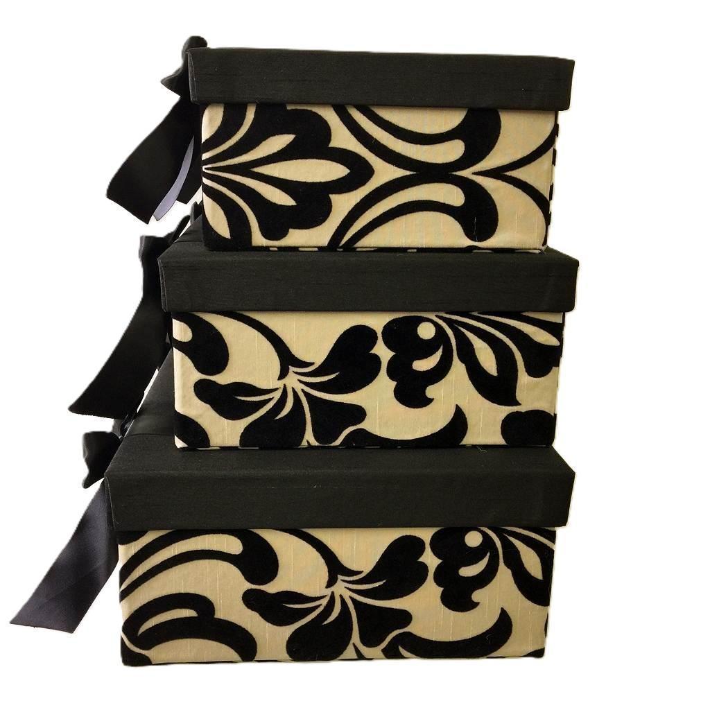 新品　Jennifer Taylorダマスク Yorke ボックス3ヶセット