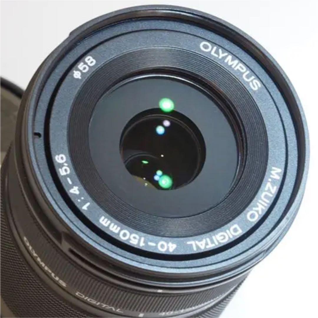 【未使用】オリンパスM.ZUIKO40-150mm望遠レンズスポーツ撮影で大活躍